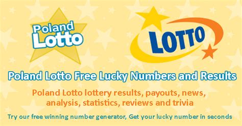 poland lotto results history|Poland Lottery Results and Winning Numbers.